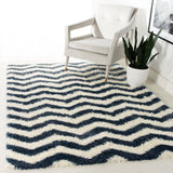 Safavieh Montreal Shag 846 Power Loomed 50% Polypropylene + 50% Polyester Shag & Flokati Rug SGM846A-4SQ