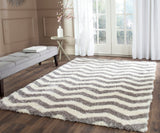 Safavieh Montreal Shag 846 Power Loomed 50% Polypropylene + 50% Polyester Shag & Flokati Rug SGM846B-25