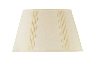 Cal Lighting Side Pleated Linen Shade SH-3204-OW Burlap SH-3204-OW