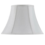 Cal Lighting Vertical Piped Scallop Bell SH-8104/18-WH White SH-8104/18-WH