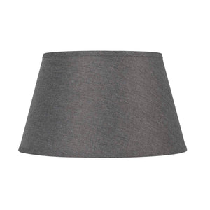 Cal Lighting Round Hardback Linen Shade SH-8112-17F Gray SH-8112-17F