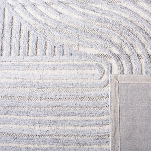 Southampton 301 Contemporary Hand Tufted 45% Wool, 45% Pet, 10% Cotton Rug Grey