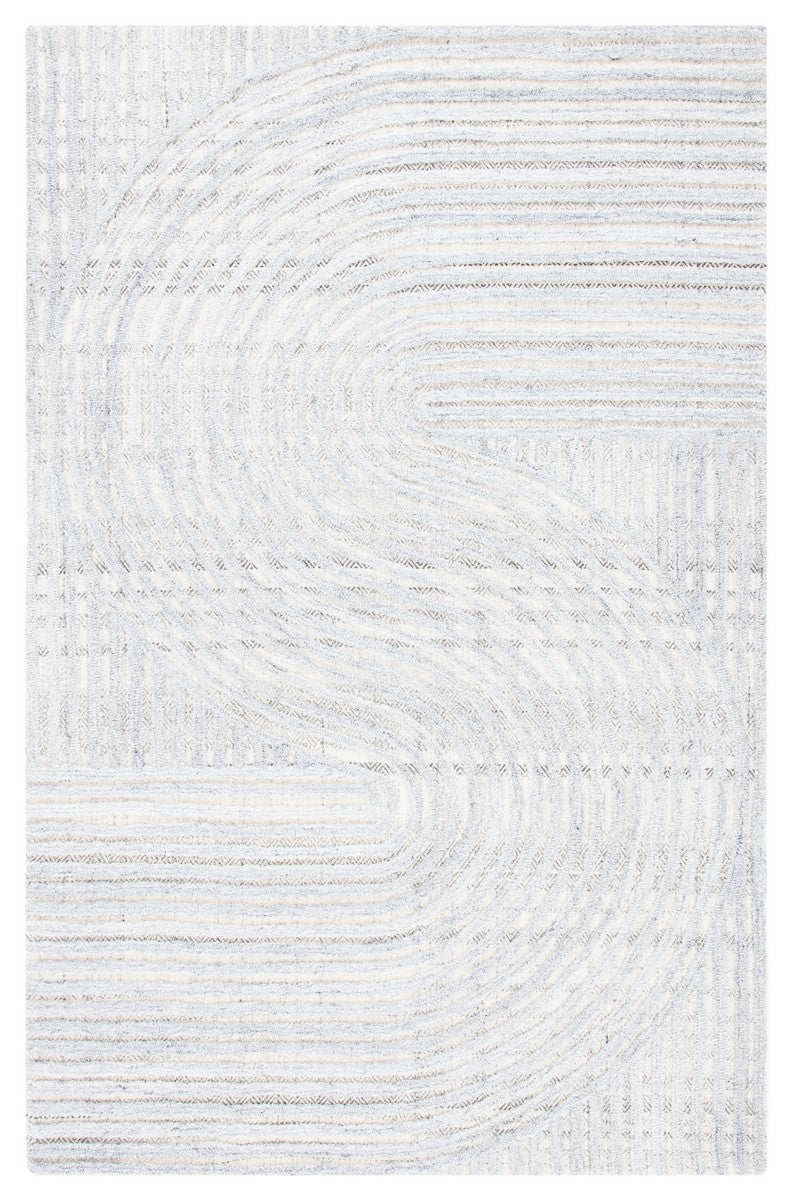 Southampton 301 Contemporary Hand Tufted 45% Wool, 45% Pet, 10% Cotton Rug Grey