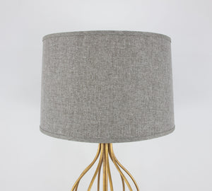 Zeugma Dark Grey 17” Drum Shade