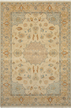 Momeni Shalimar SL-02 Hand Knotted Traditional Oriental Indoor Area Rug Beige 8'9" x 11'9" SHALISL-02BGE89B9