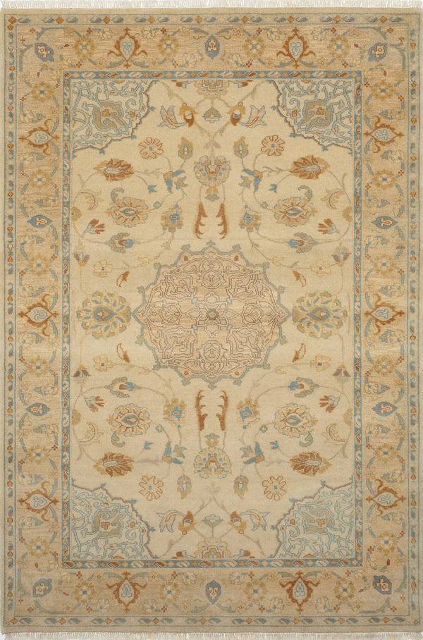 Momeni Shalimar SL-02 Hand Knotted Traditional Oriental Indoor Area Rug Beige 8'9" x 11'9" SHALISL-02BGE89B9