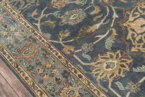 Momeni Shalimar SL-02 Hand Knotted Traditional Oriental Indoor Area Rug Blue 8'9" x 11'9" SHALISL-02BLU89B9