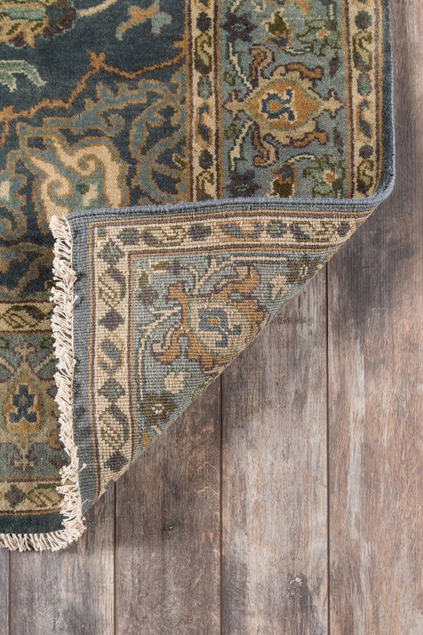 Momeni Shalimar SL-02 Hand Knotted Traditional Oriental Indoor Area Rug Blue 8'9" x 11'9" SHALISL-02BLU89B9