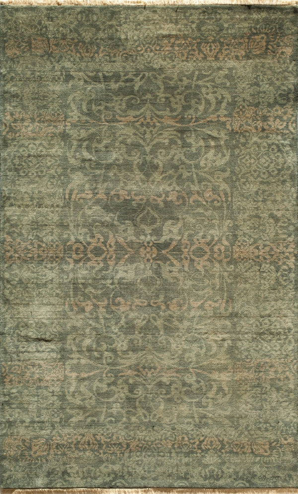 Momeni Shalimar SL-06 Hand Knotted Traditional Oriental Indoor Area Rug Blue 8'9" x 11'9" SHALISL-06BLU89B9