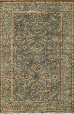 Momeni Shalimar SL-07 Hand Knotted Traditional Oriental Indoor Area Rug Blue 8'9" x 11'9" SHALISL-07BLU89B9