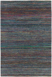 Shenaz 100% Polyester Hand-Woven Dhurrie Rug