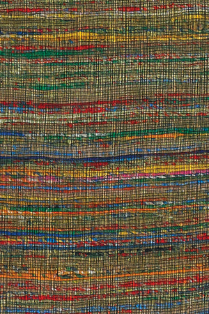 Chandra Rugs Shenaz 100% Polyester Hand-Woven Dhurrie Rug Multi Colored 7'9 x 10'6