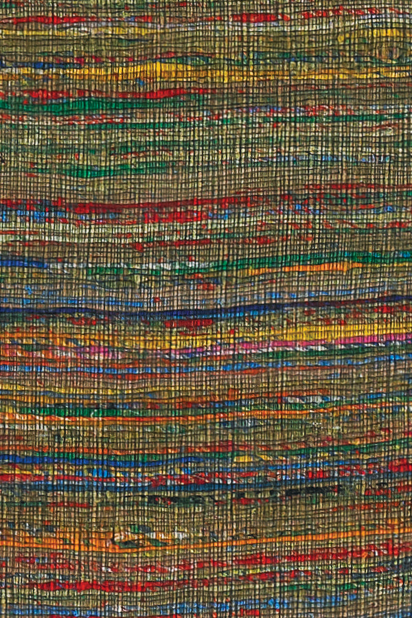 Chandra Rugs Shenaz 100% Polyester Hand-Woven Dhurrie Rug Multi Colored 7'9 x 10'6