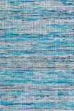 Chandra Rugs Shenaz 100% Polyester Hand-Woven Dhurrie Rug Blue 7'9 x 10'6