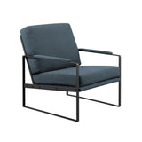 Walker Edison Soho Modern/Urban Chic Metal Arm Accent Chair SHOU1OIB