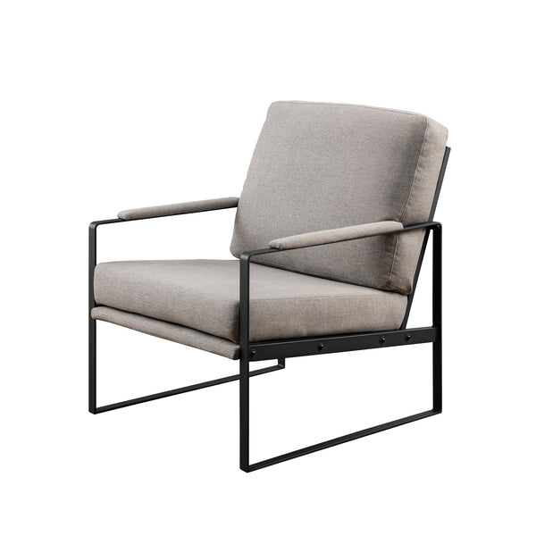 Walker Edison Soho Modern/Urban Chic Metal Arm Accent Chair SHOU1OMS