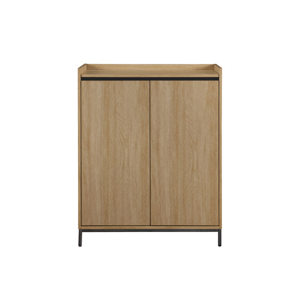 Walker Edison Sigma Modern/Contemporary Contemporary 2-Door Accent Cabinet with Framed Top SIGL7JCO