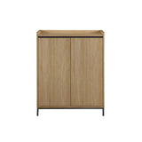 Walker Edison Sigma Modern/Contemporary Contemporary 2-Door Accent Cabinet with Framed Top SIGL7JCO