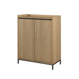 Walker Edison Sigma Modern/Contemporary Contemporary 2-Door Accent Cabinet with Framed Top SIGL7JCO