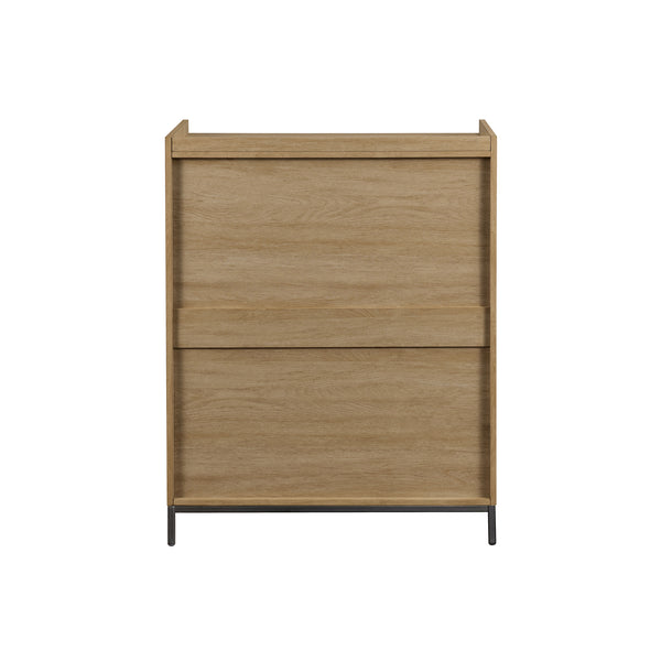 Walker Edison Sigma Modern/Contemporary Contemporary 2-Door Accent Cabinet with Framed Top SIGL7JCO
