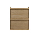 Walker Edison Sigma Modern/Contemporary Contemporary 2-Door Accent Cabinet with Framed Top SIGL7JCO