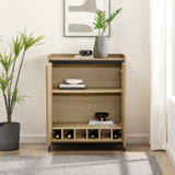 Walker Edison Sigma Modern/Contemporary Contemporary 2-Door Accent Cabinet with Framed Top SIGL7JCO