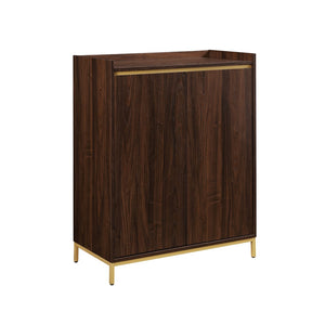 Walker Edison Sigma Modern/Contemporary Contemporary 2-Door Accent Cabinet with Framed Top SIGL7JDW