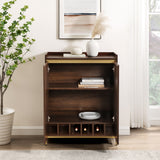 Walker Edison Sigma Modern/Contemporary Contemporary 2-Door Accent Cabinet with Framed Top SIGL7JDW