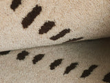 Momeni Simba SIM-1 Hand Tufted Contemporary Striped Indoor Area Rug Ivory 9' x 12' SIMBASIM-1IVY90C0