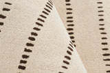 Momeni Simba SIM-1 Hand Tufted Contemporary Striped Indoor Area Rug Ivory 9' x 12' SIMBASIM-1IVY90C0