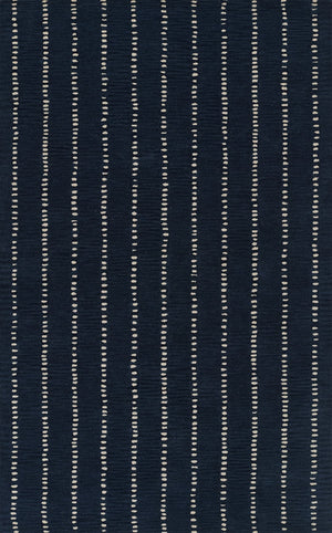 Momeni Simba SIM-1 Hand Tufted Contemporary Striped Indoor Area Rug Navy 9' x 12' SIMBASIM-1NVY90C0