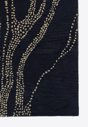 Momeni Simba SIM-7 Hand Tufted Contemporary Abstract Indoor Area Rug Navy 9' x 12' SIMBASIM-7NVY90C0