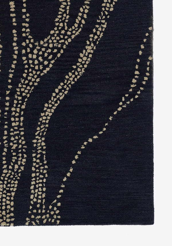 Momeni Simba SIM-7 Hand Tufted Contemporary Abstract Indoor Area Rug Navy 9' x 12' SIMBASIM-7NVY90C0