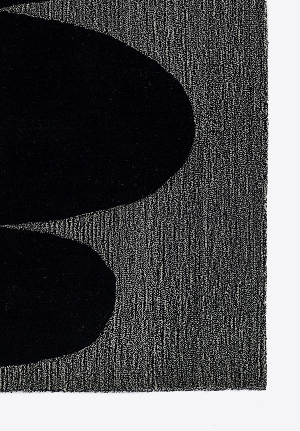 Momeni Simba SIM-9 Hand Tufted Contemporary Geometric Indoor Area Rug Black 9' x 12' SIMBASIM-9BLK90C0