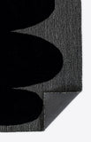 Momeni Simba SIM-9 Hand Tufted Contemporary Geometric Indoor Area Rug Black 9' x 12' SIMBASIM-9BLK90C0