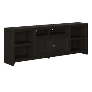 Legends Furniture Contemporary Modern Oak TV Stand for TV's up to 100 Inches, Black SK1595.MOC