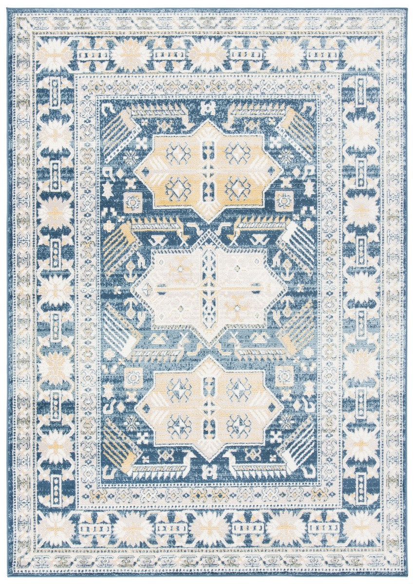 Skyler 500 Skyler 544 Transitional Power Loomed 80% Polypropylene, 20% Polyester Rug Beige / Navy