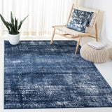 Skyler 500 Skyler 563 Contemporary Power Loomed 80% Polypropylene, 20% Polyester Rug Navy / Ivory