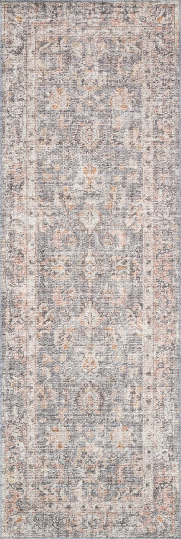 Loloi Skye SKY-01 100% Polyester Power Loomed Traditional Rug SKYESKY-01GYAP90C0