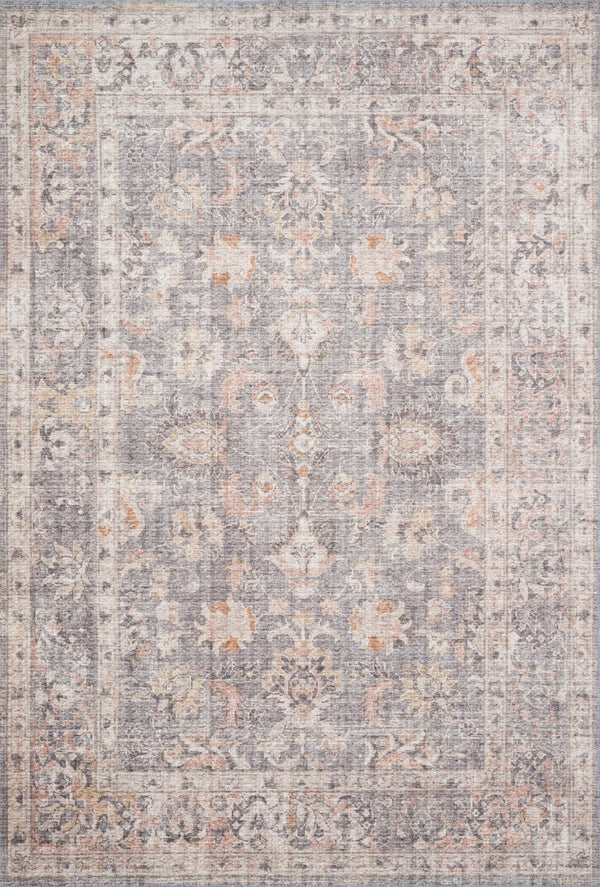 Loloi Skye SKY-01 100% Polyester Pile Power Loomed Traditional Rug SKYESKY-01GYAP800R