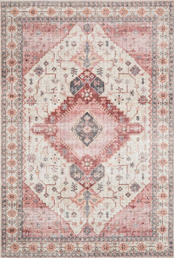 Loloi Skye SKY-02 100% Polyester Power Loomed Traditional Rug SKYESKY-02IVBY90C0
