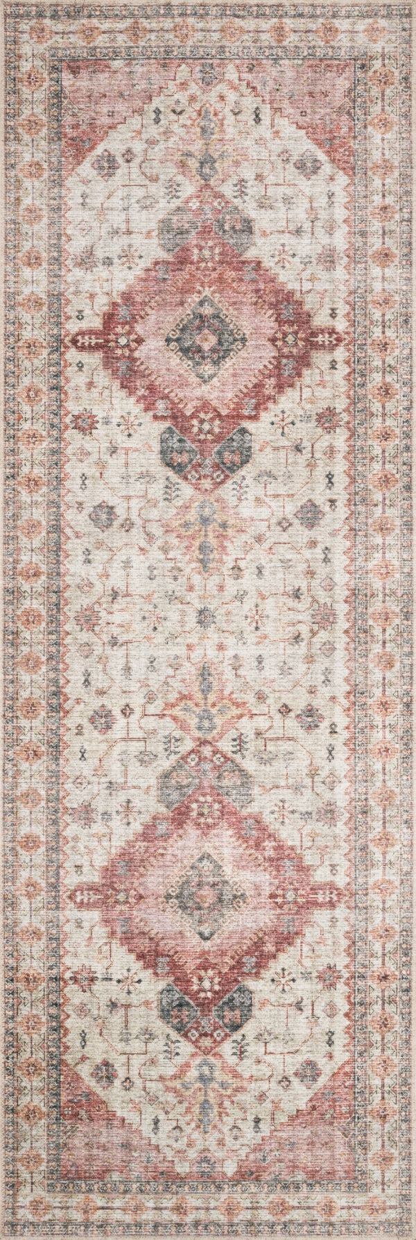 Loloi Skye SKY-02 100% Polyester Power Loomed Traditional Rug SKYESKY-02IVBY90C0