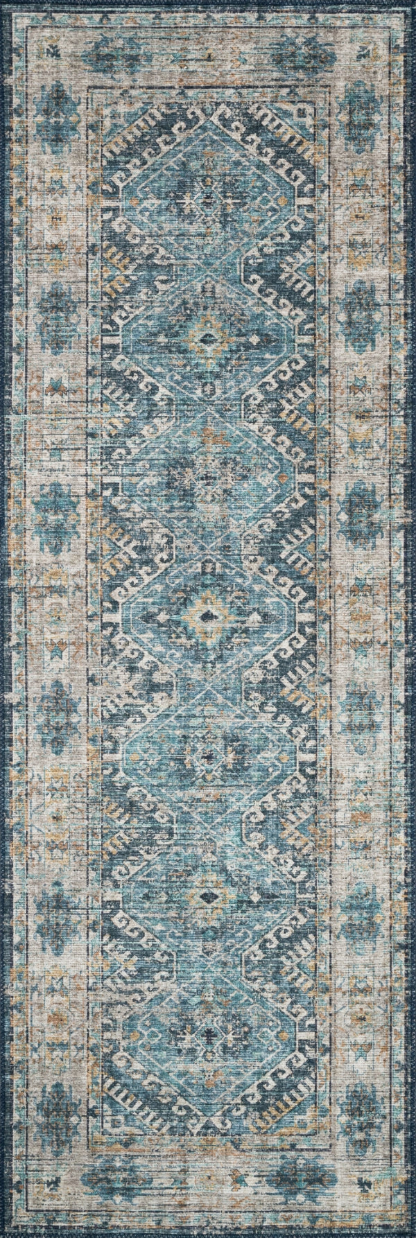 Loloi Skye SKY-03 100% Polyester Pile Power Loomed Traditional Rug SKYESKY-03DENA800R
