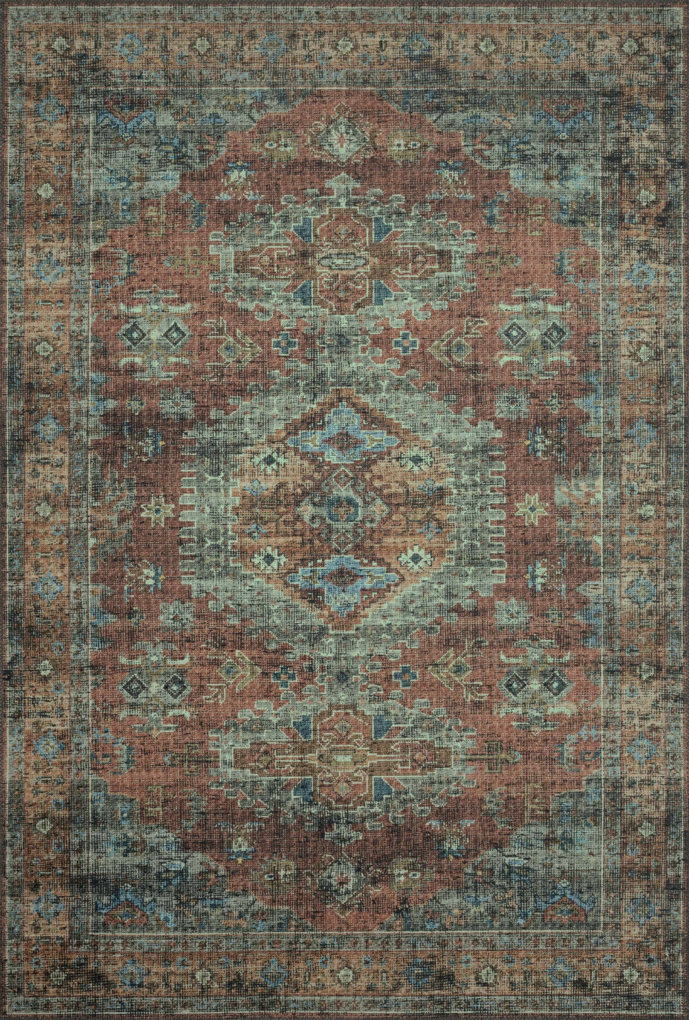 Loloi Skye SKY-07 100% Polyester Pile Power Loomed Traditional Rug SKYESKY-07TCSC800R