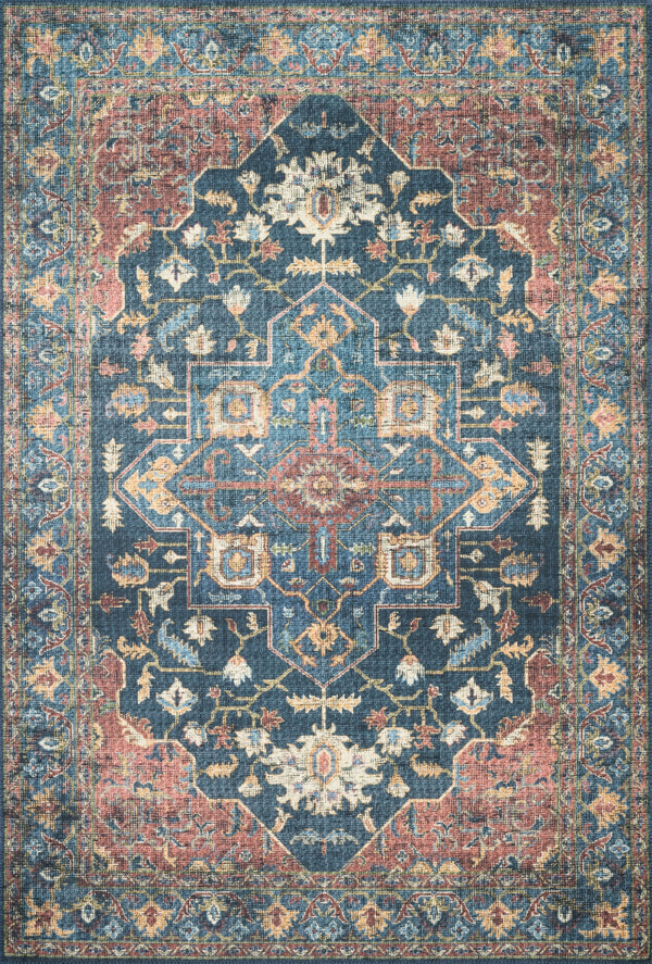 Loloi Skye SKY-08 100% Polyester Power Loomed Traditional Rug SKYESKY-08DEBK90C0