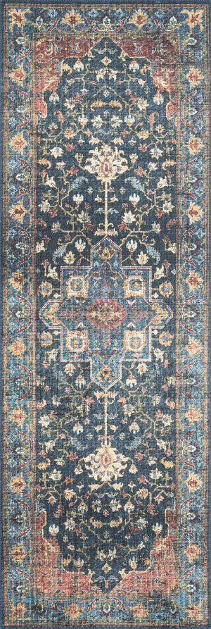 Loloi Skye SKY-08 100% Polyester Power Loomed Traditional Rug SKYESKY-08DEBK90C0