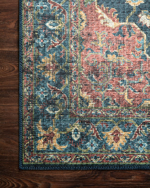 Loloi Skye SKY-08 100% Polyester Pile Power Loomed Traditional Rug SKYESKY-08DEBK800R