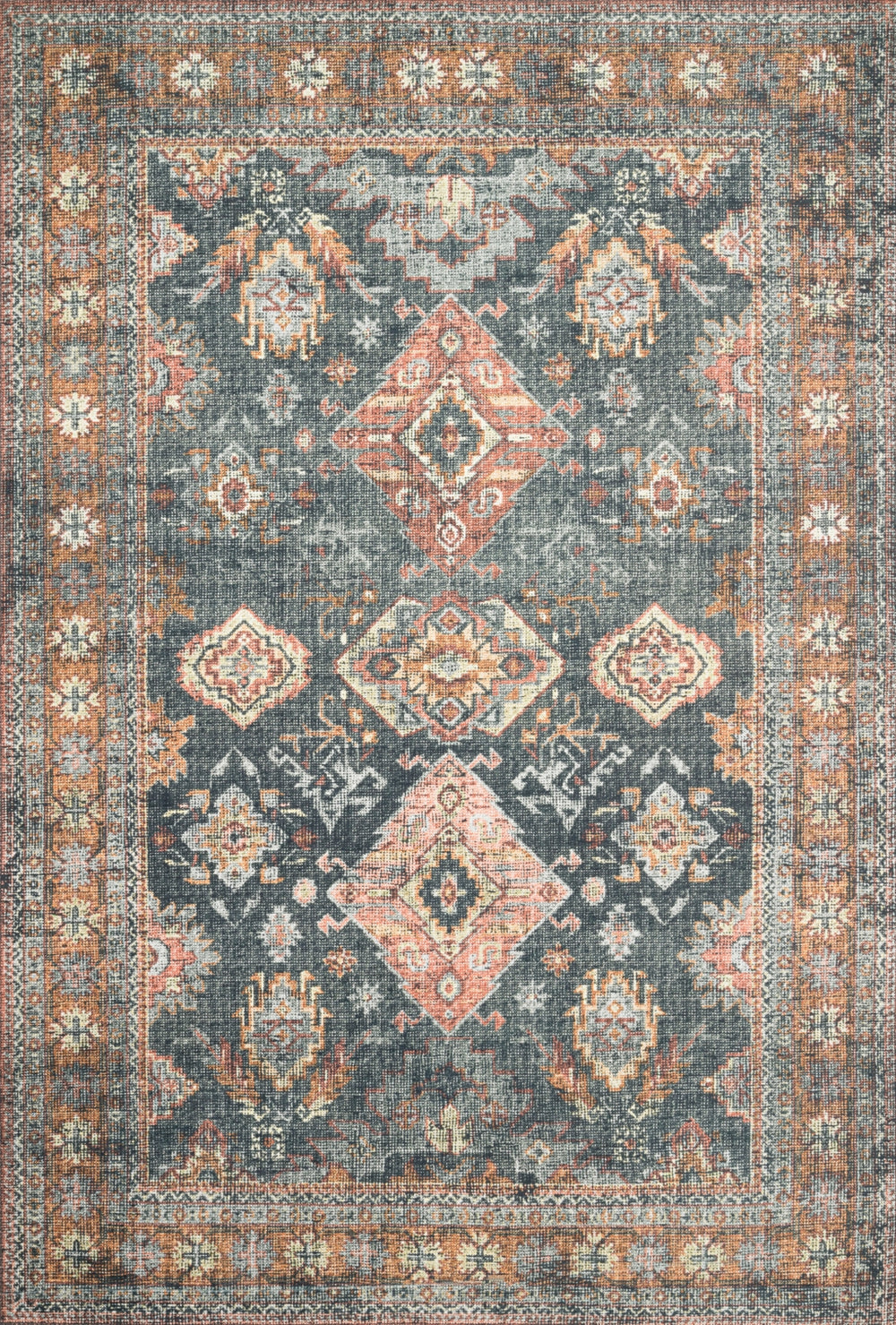 Loloi Skye SKY-10 100% Polyester Pile Power Loomed Traditional Rug SKYESKY-10SURU800R