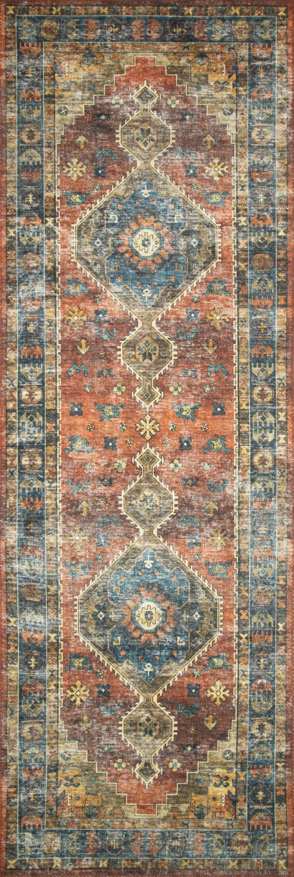 Loloi Skye SKY-11 100% Polyester Pile Power Loomed Traditional Rug SKYESKY-11RUBB800R