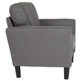 English Elm EE2499 Contemporary Living Room Grouping - Chair Dark Gray Fabric EEV-16184